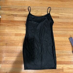 Faux Leather forever 21 dress